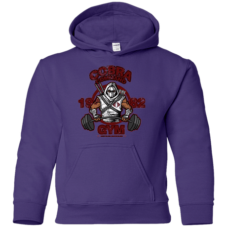 Sweatshirts Purple / YS Cobra Command Gym Youth Hoodie