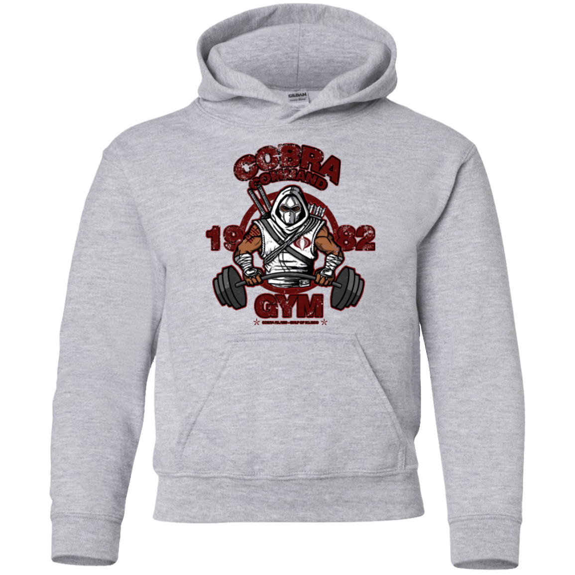Sweatshirts Sport Grey / YS Cobra Command Gym Youth Hoodie