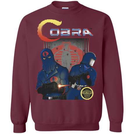 Sweatshirts Maroon / S COBRA Crewneck Sweatshirt