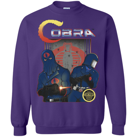 Sweatshirts Purple / S COBRA Crewneck Sweatshirt