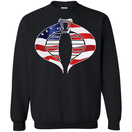 Sweatshirts Black / Small COBRA FLAG Crewneck Sweatshirt