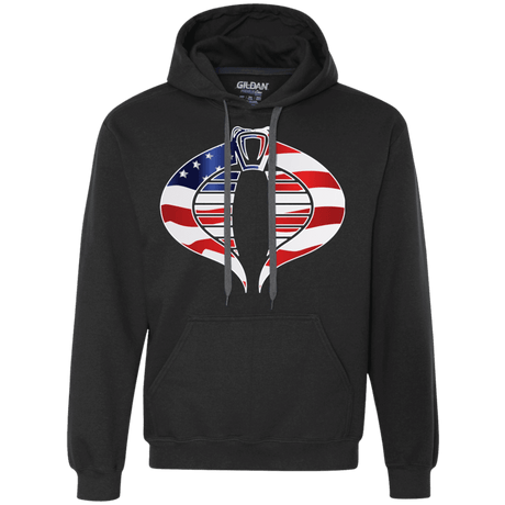 Sweatshirts Black / Small COBRA FLAG Premium Fleece Hoodie