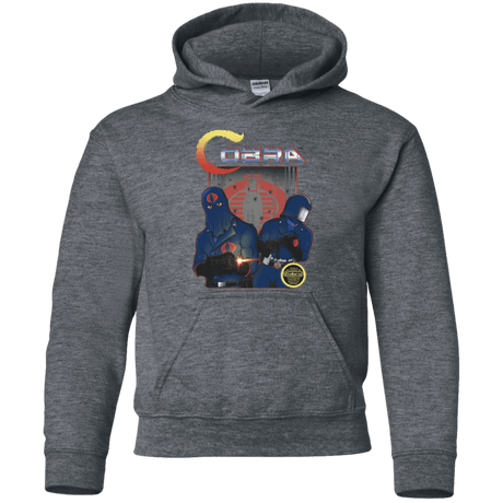 Sweatshirts Dark Heather / YS COBRA Youth Hoodie