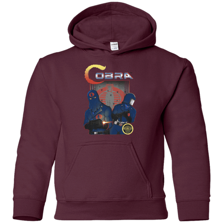 Sweatshirts Maroon / YS COBRA Youth Hoodie