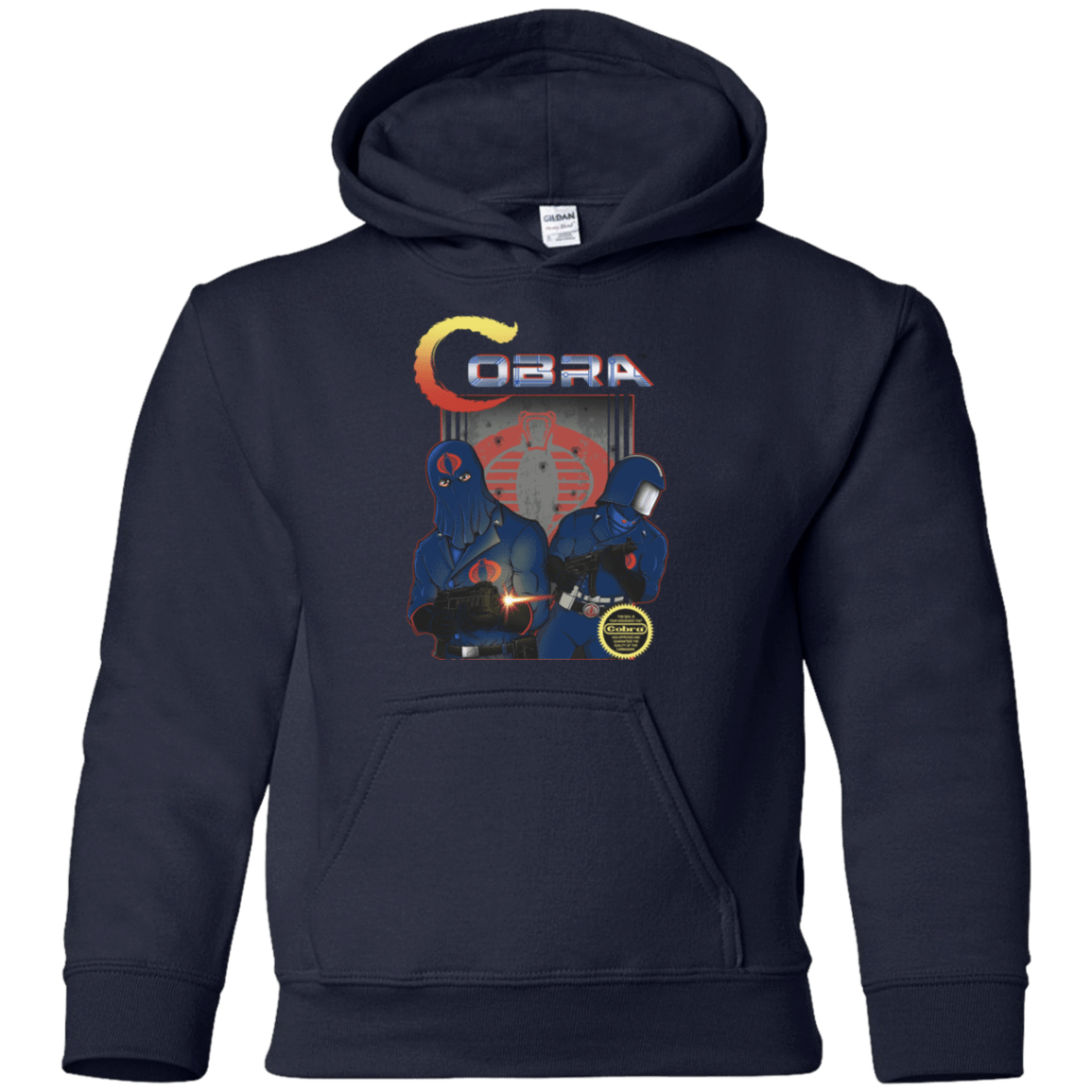 Sweatshirts Navy / YS COBRA Youth Hoodie