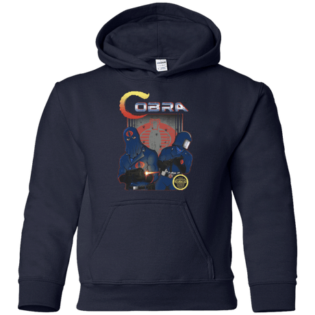 Sweatshirts Navy / YS COBRA Youth Hoodie