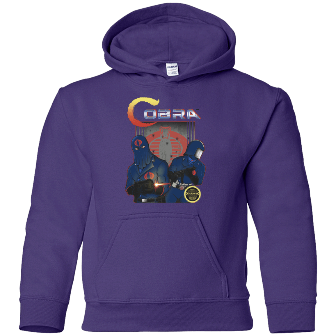 Sweatshirts Purple / YS COBRA Youth Hoodie