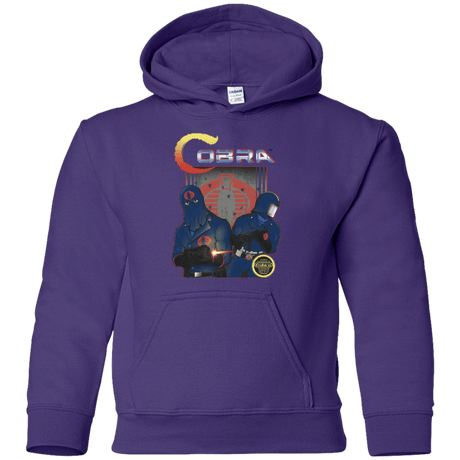 Sweatshirts Purple / YS COBRA Youth Hoodie