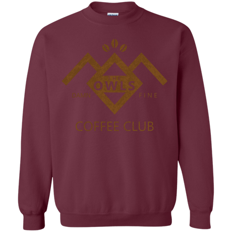 Sweatshirts Maroon / Small Coffee Club Crewneck Sweatshirt