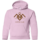 Sweatshirts Light Pink / YS Coffee Club Youth Hoodie