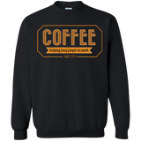 Sweatshirts Black / Small Coffee For Lazy People Crewneck Sweatshirt