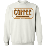 Sweatshirts White / Small Coffee For Lazy People Crewneck Sweatshirt