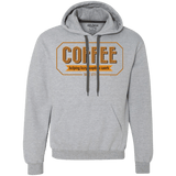 Sweatshirts Sport Grey / Small Coffee For Lazy People Premium Fleece Hoodie