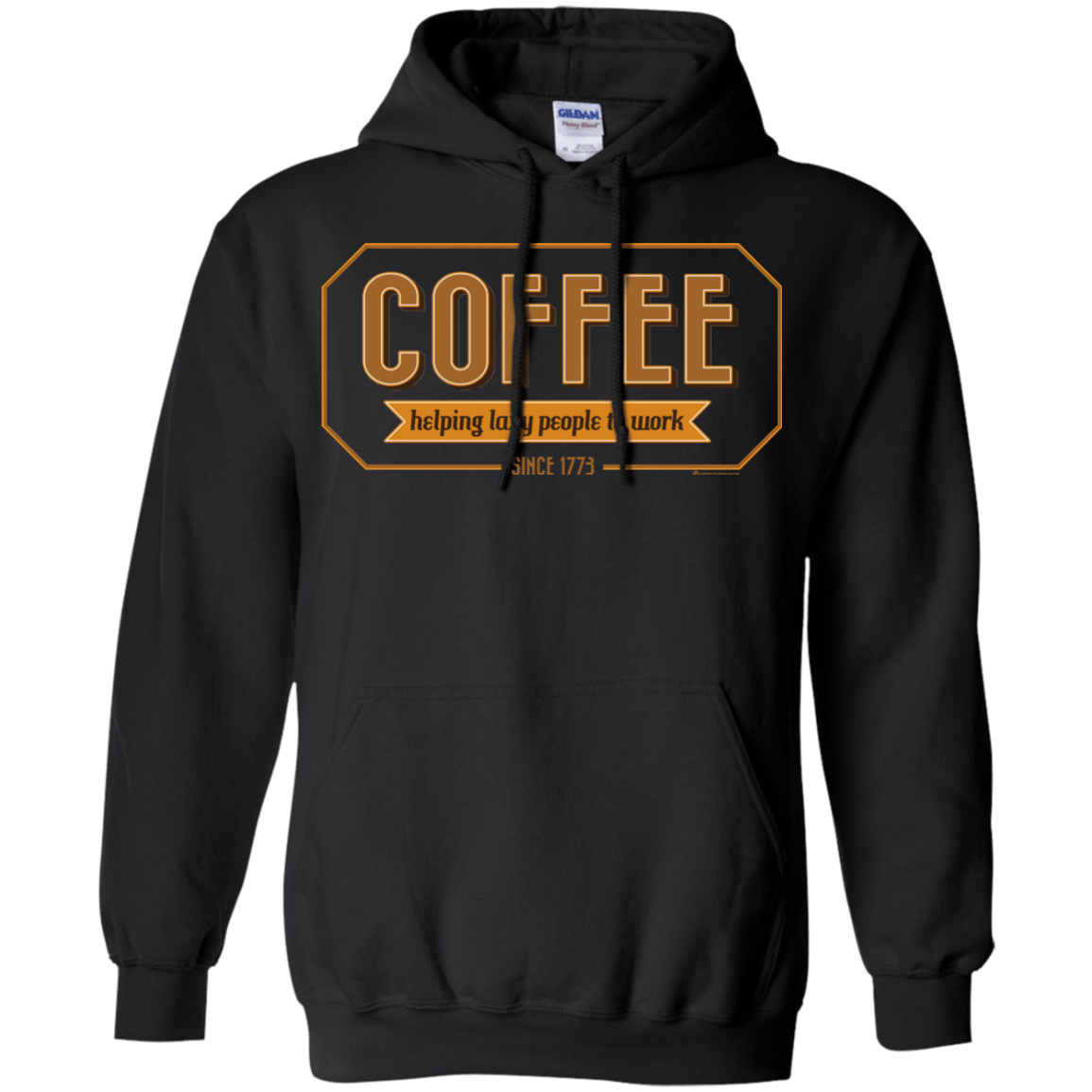 Sweatshirts Black / Small Coffee For Lazy People Pullover Hoodie