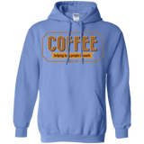 Sweatshirts Carolina Blue / Small Coffee For Lazy People Pullover Hoodie