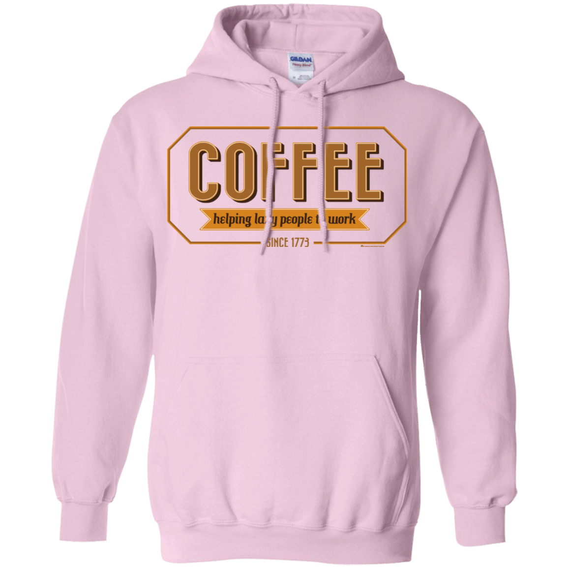 Sweatshirts Light Pink / Small Coffee For Lazy People Pullover Hoodie