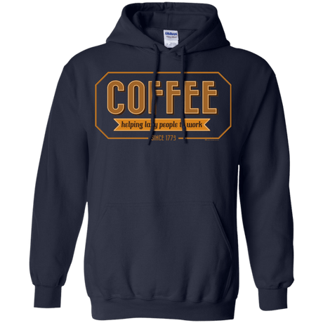 Sweatshirts Navy / Small Coffee For Lazy People Pullover Hoodie