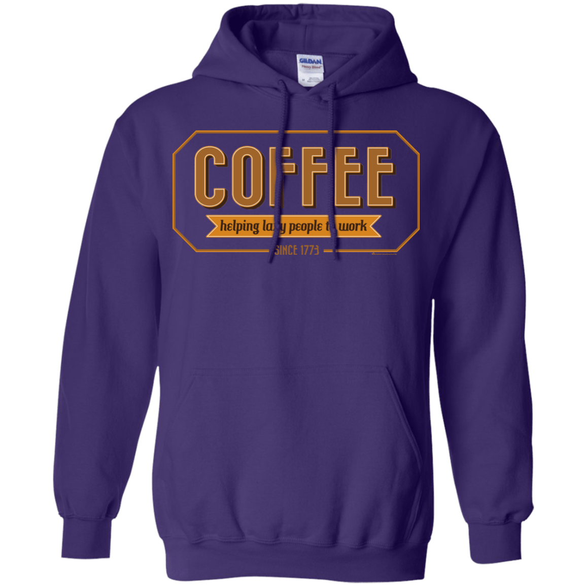Sweatshirts Purple / Small Coffee For Lazy People Pullover Hoodie