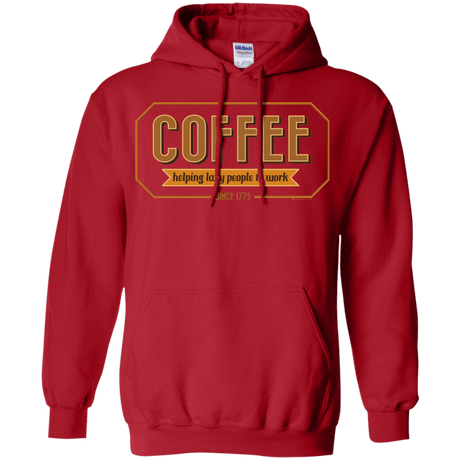Sweatshirts Red / Small Coffee For Lazy People Pullover Hoodie