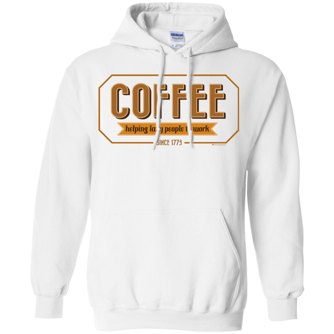 Sweatshirts White / Small Coffee For Lazy People Pullover Hoodie