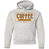 Sweatshirts Ash / YS Coffee For Lazy People Youth Hoodie