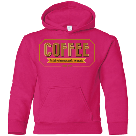 Sweatshirts Heliconia / YS Coffee For Lazy People Youth Hoodie