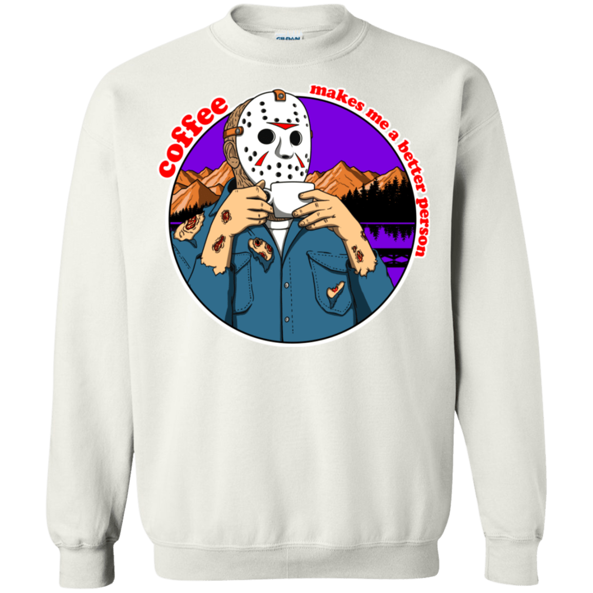 Sweatshirts White / S Coffee Makes Me Better Crewneck Sweatshirt