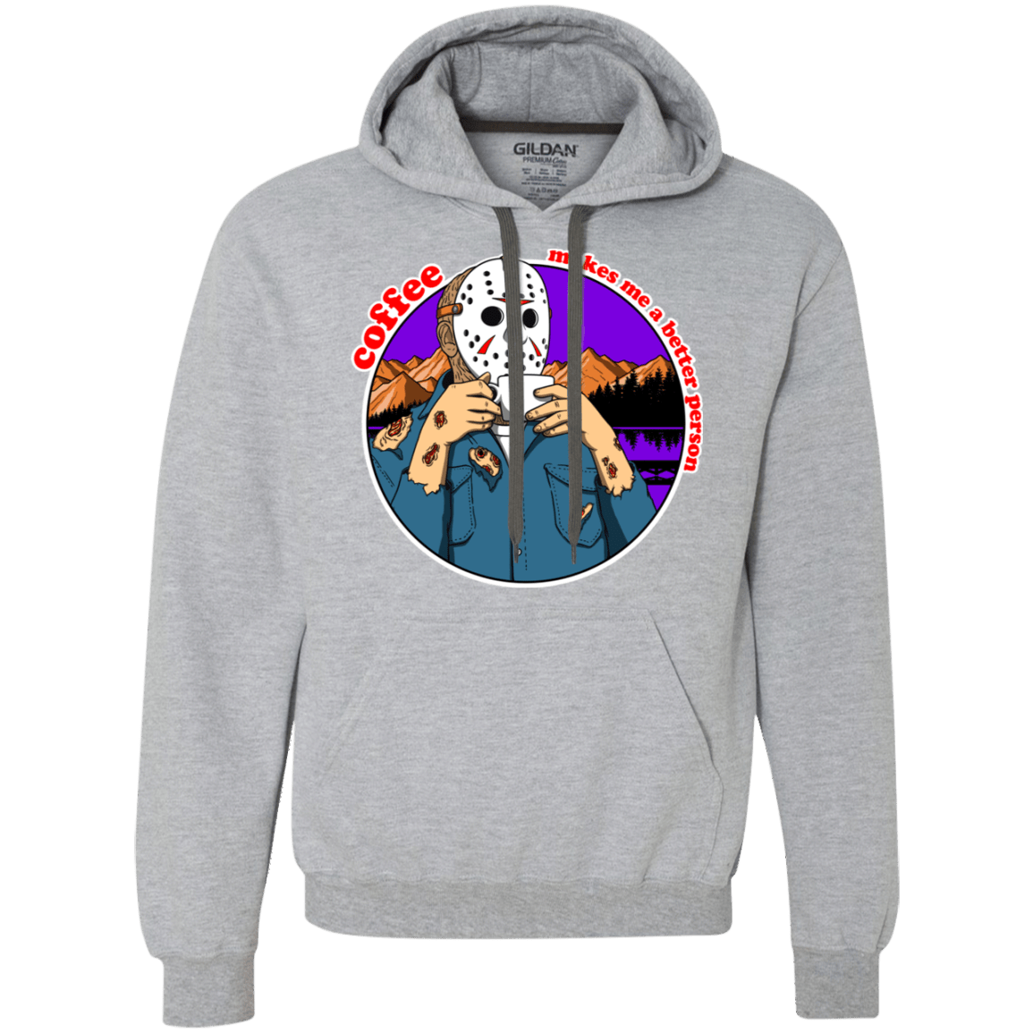 Sweatshirts Sport Grey / S Coffee Makes Me Better Premium Fleece Hoodie