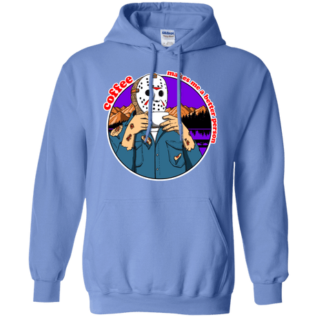 Sweatshirts Carolina Blue / S Coffee Makes Me Better Pullover Hoodie