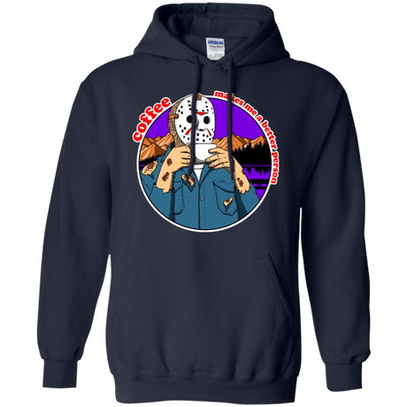 Sweatshirts Navy / S Coffee Makes Me Better Pullover Hoodie