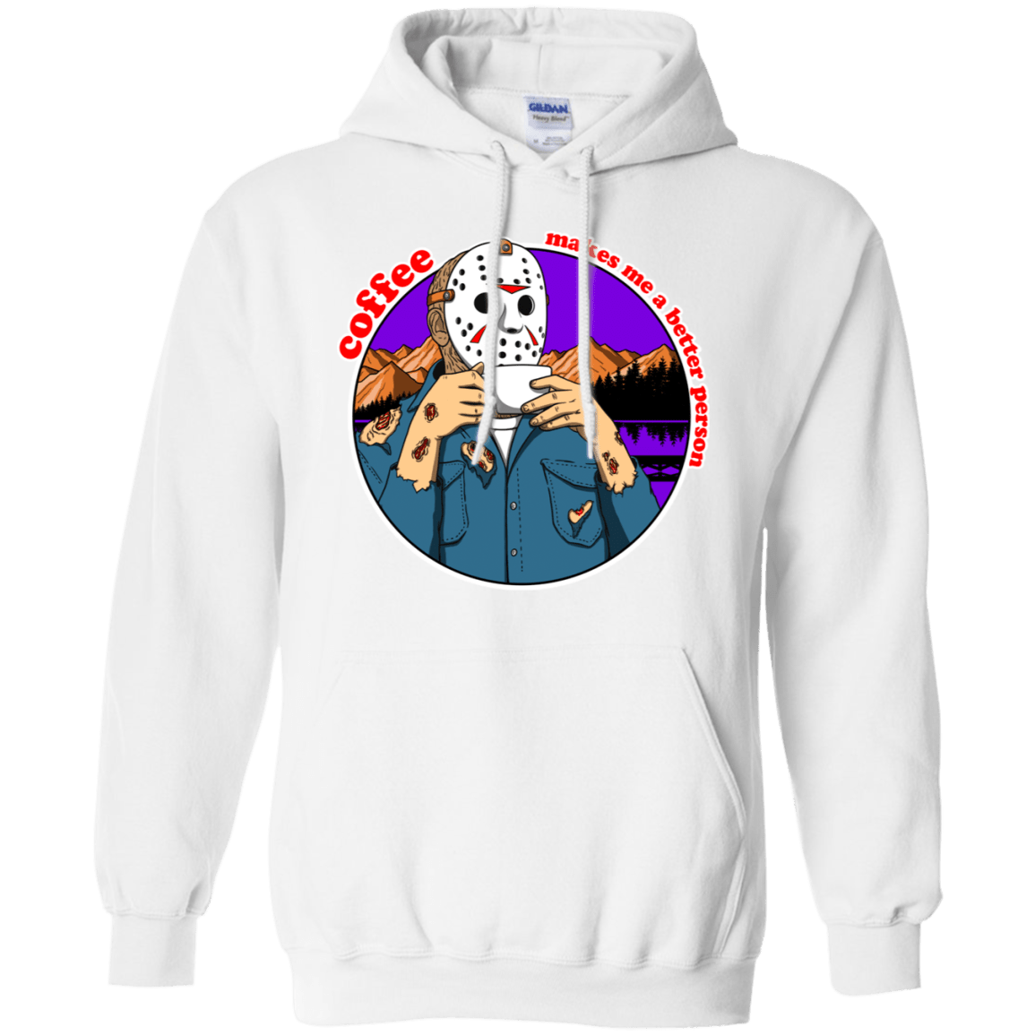 Sweatshirts White / S Coffee Makes Me Better Pullover Hoodie