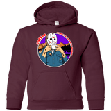 Sweatshirts Maroon / YS Coffee Makes Me Better Youth Hoodie