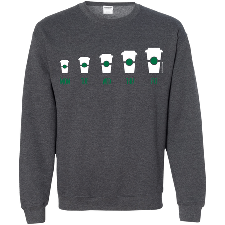 Sweatshirts Dark Heather / Small Coffee Week Crewneck Sweatshirt