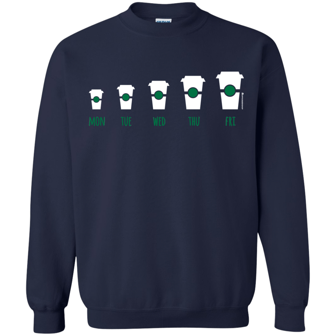 Sweatshirts Navy / Small Coffee Week Crewneck Sweatshirt