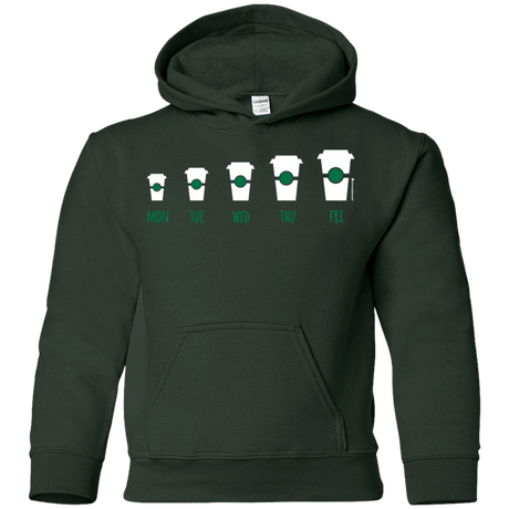 Sweatshirts Forest Green / YS Coffee Week Youth Hoodie