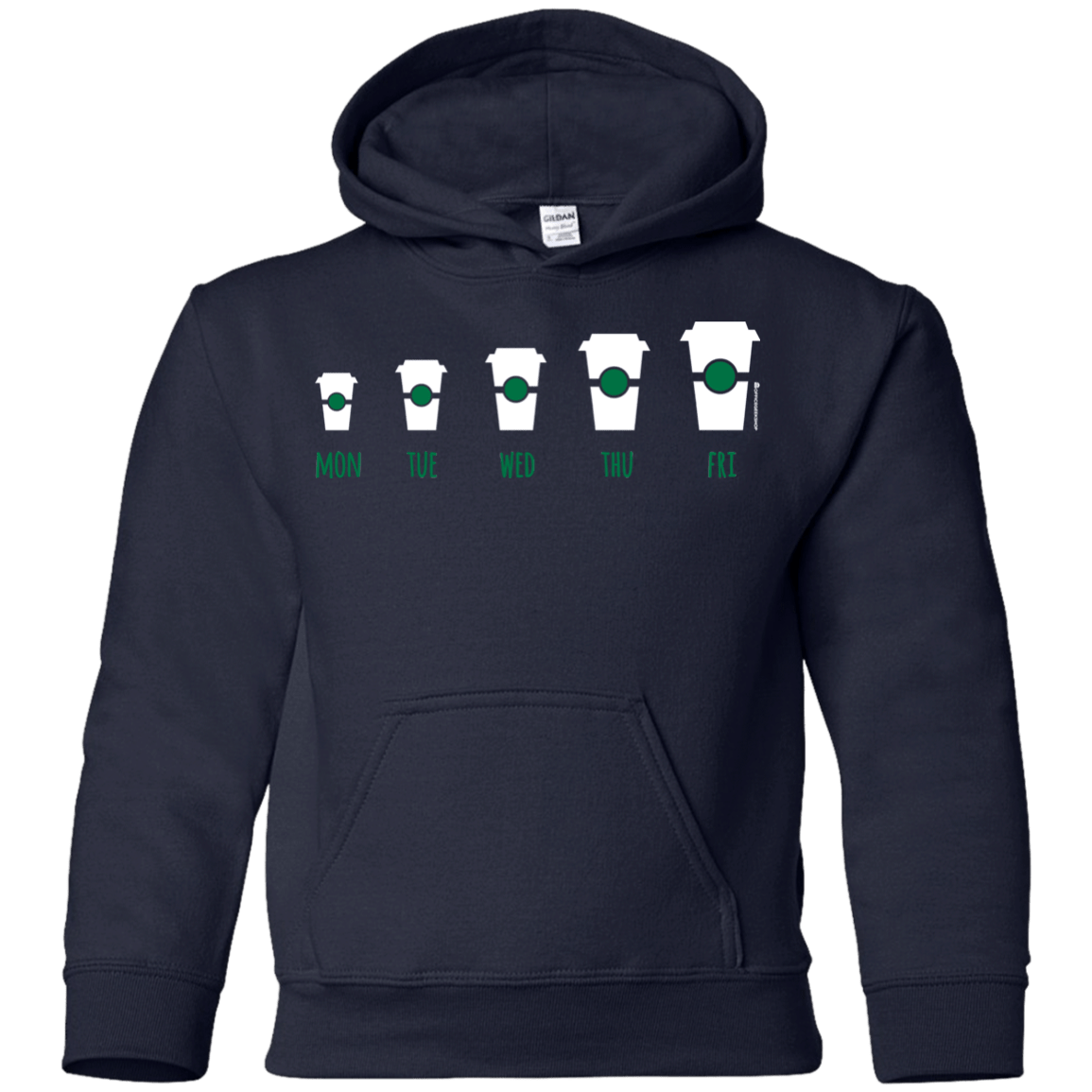 Sweatshirts Navy / YS Coffee Week Youth Hoodie