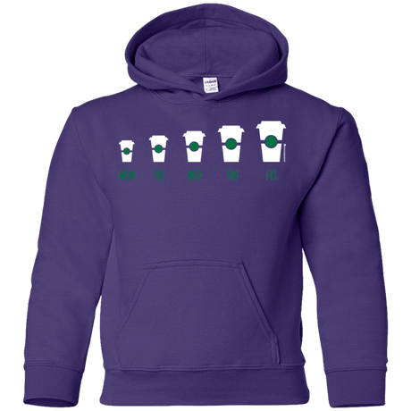 Sweatshirts Purple / YS Coffee Week Youth Hoodie