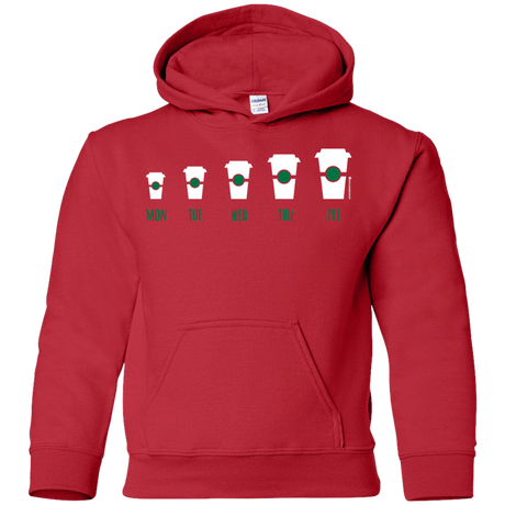 Sweatshirts Red / YS Coffee Week Youth Hoodie