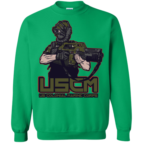 Sweatshirts Irish Green / Small Colonial Facehugger Crewneck Sweatshirt