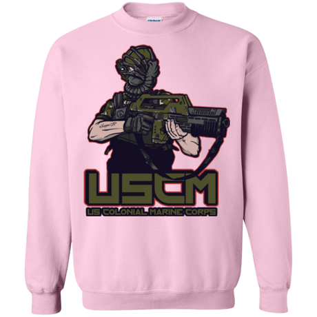 Sweatshirts Light Pink / Small Colonial Facehugger Crewneck Sweatshirt