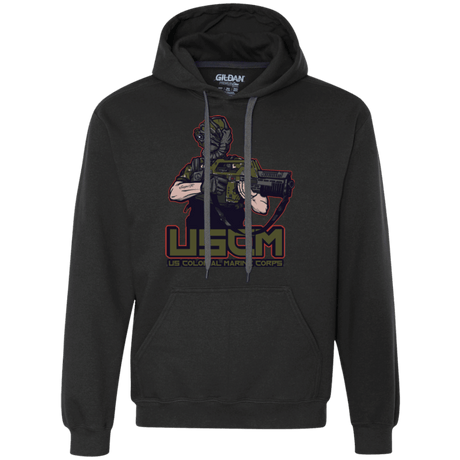 Sweatshirts Black / Small Colonial Facehugger Premium Fleece Hoodie
