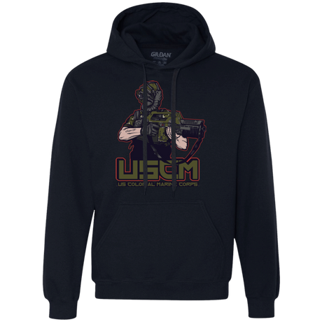 Sweatshirts Navy / Small Colonial Facehugger Premium Fleece Hoodie