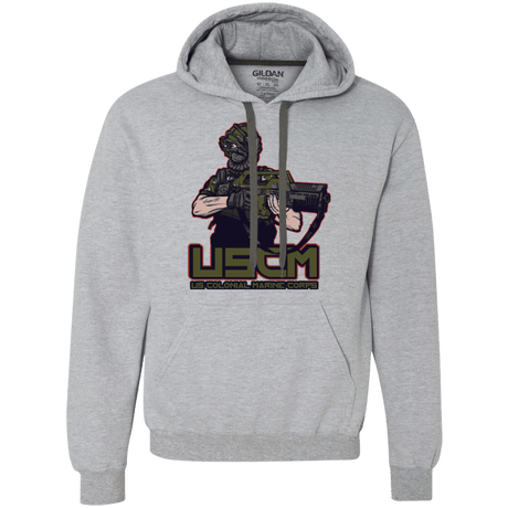 Sweatshirts Sport Grey / Small Colonial Facehugger Premium Fleece Hoodie