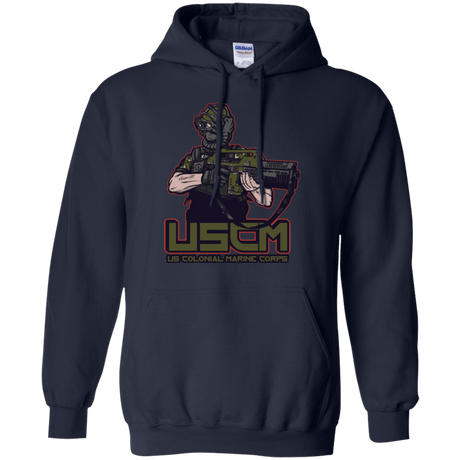 Sweatshirts Navy / Small Colonial Facehugger Pullover Hoodie