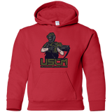 Sweatshirts Red / YS Colonial Facehugger Youth Hoodie