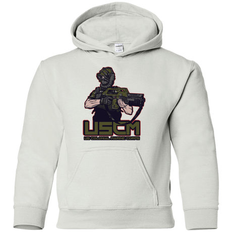 Sweatshirts White / YS Colonial Facehugger Youth Hoodie