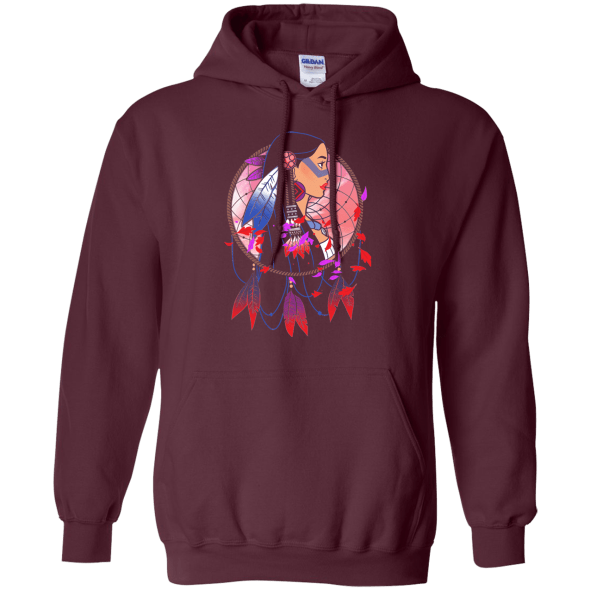 Sweatshirts Maroon / Small Colors of the Wind Pullover Hoodie
