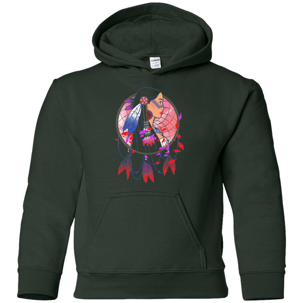 Sweatshirts Forest Green / YS Colors of the Wind Youth Hoodie