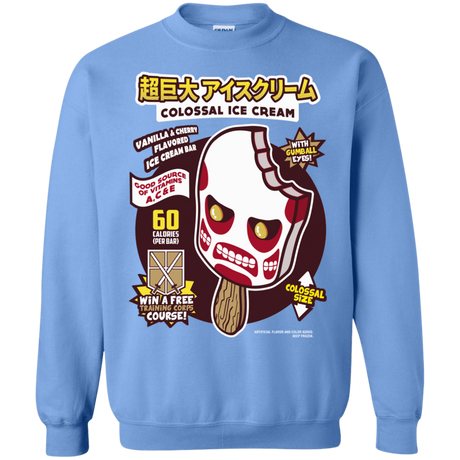 Sweatshirts Carolina Blue / S Colossal Ice Cream Crewneck Sweatshirt