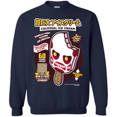 Sweatshirts Navy / S Colossal Ice Cream Crewneck Sweatshirt